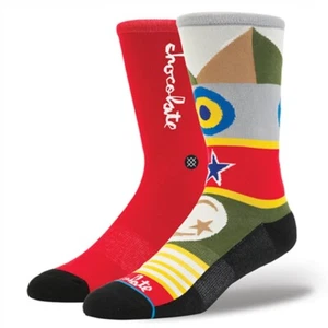 STANCE EVERYDAY CHOCOLATE CREW SOCK Men's Multicolor Large 9-12 - Picture 1 of 3