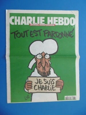 CHARLIE HEBDO n°1178 - JANVIER 2015 - TOUT EST PARDONNE - JE SUIS CHARLIE - LUZ - Photo 1/4
