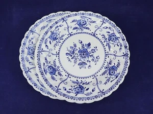 Johnson Brothers Indies BREAD PLATE Set of 2 6.25” Blue & White Floral Bird c - Picture 1 of 13