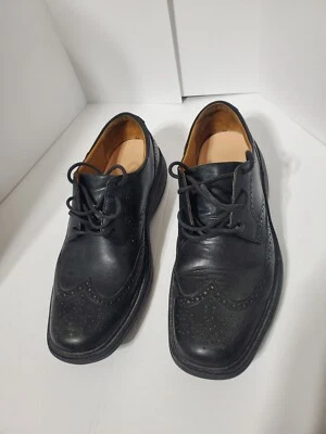 Dr. Zapatos Confort Para Hombre 9.5M Ala Diabético Cuero Negro Vestido Oxford 8310  Foto 1 de 4