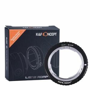 K&F Concept Lens Adapter fr Contax Yashica C/Y Lens to Canon EOS EF Mount Camera