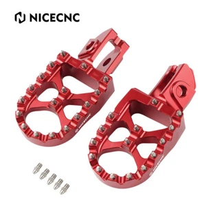 CNC Foot Pegs Rests Pedals For Beta RR 200 250 300 350 390 400 430 450 2020-2024 - Picture 1 of 9