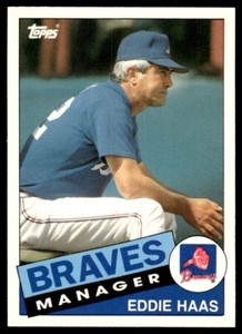 1985 Topps Traded Eddie Haas Atlanta Braves #44T