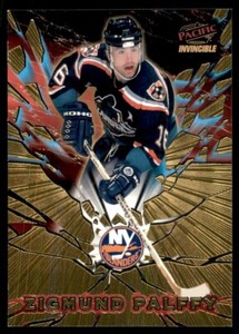 1997-98 Pacific Invincible Feature Performers Zigmund Palffy New York Islanders