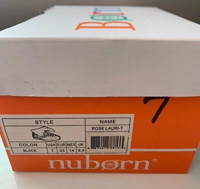 Zapatos de Jean Rose Lauri Mary para Niñas Pequeñas Negros Talla 7 8 Nuevos en Caja Born 2 Walk  Foto 1 de 4