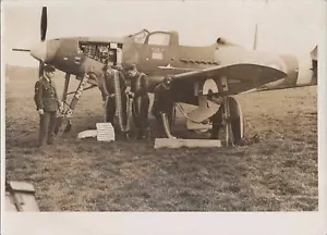 BELL P-39 AIRACOBRA RAF NO.601 SQUADRON ORIGINAL VINTAGE 1941 PRESS PHOTO WW2 - Picture 1 of 2