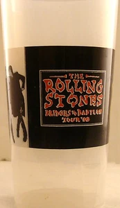 Rolling Stones Bridges to Babylon Tour '98 Plastic Glass New German - Picture 1 of 3