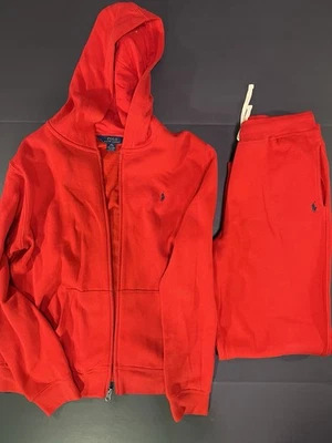 Ralph Lauren Polo Sweatsuit Youth XL  (18-20) / (Men XS) - Red - Image 1 of 4