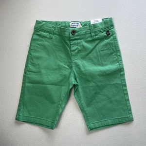 Mayoral Boys Chino Shorts Adjustable Waist Mint Color Size 5 Kids Preppy - Picture 1 of 10