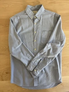 Camisa Oxford Taylor Stitch Para Hombres The Jack Talla 38 Con Botones L/S Azul Diario - Imagen 1 de 10