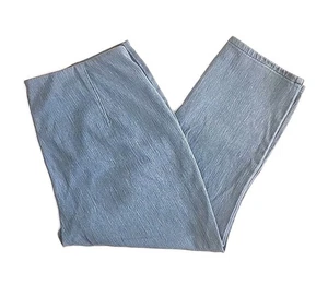 KIM GRAVEL Gr. 18 BELLE BLAU CROPPED PRIMA TWILL PULL-ON STRETCHIG CAPRI HOSE - Bild 1 von 17