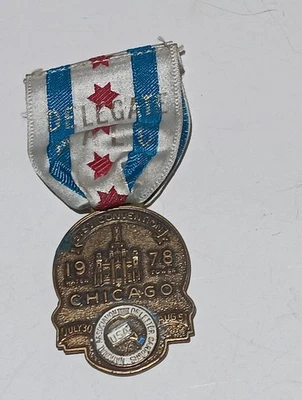 INSIGNIA DE DELEGADO DE LA CONVENCIÓN NALC 1978 CARTEROS DE COLECCIÓN Foto 1 de 4