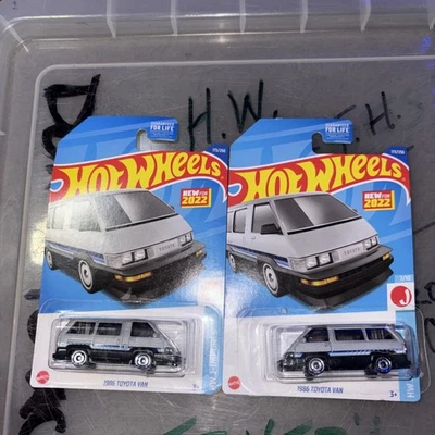Hotwheels J импорт ОШИБКА 1886 Toyota фургон... фургон упакован неправильно и многое другое - Изображение 1 из 4