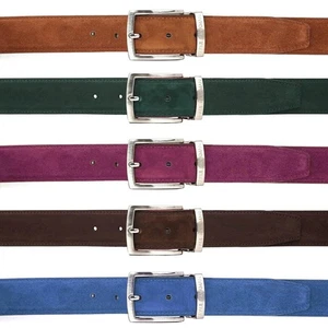 Cinturón de gamuza premium hecho a mano Paul Parkman para hombre varios colores (ID#B06) - Imagen 1 de 15
