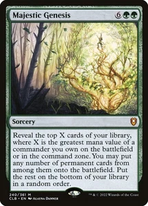 ~1x Majestic Genesis x1 ~NM~ CLB Magic the Gathering MtG~ - Picture 1 of 1