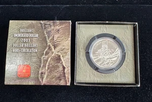 Kanada Silber Dollar 2003 Stempelglanz Colbalt Ontario Silber KEINE RESERVE - Bild 1 von 4