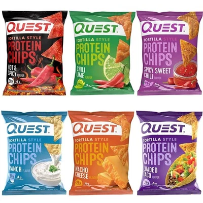 Quest Protein Chips Variety Pack  Assorted Flavors  High Protein Snacks - 6 Pack - Image 1 of 4
