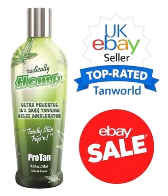 Pro Tan Radically Hemp Ultra Powerful Dark Tanning Sunbed Gelee Lotion Sale!! - Image 1 of 4