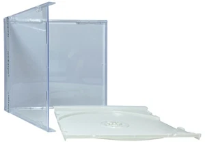 Lotto CD Jewel Case STANDARD colore bianco (non assemblate) - Foto 1 di 2