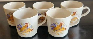 5 Stk. HAHN / HUHN Corelle Koordinaten Kaffee, Teetasse, Tassen EUC - Bild 1 von 5