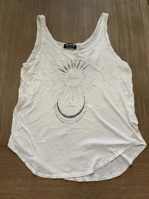 Signorelli Tank Tank Top Radiate Love Design Ring Diamond White Size Large Women - Image 1 of 4