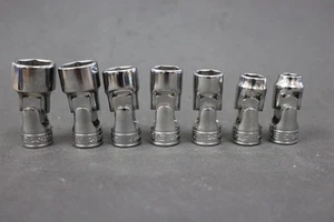 New Snap On 7 piece 3/8" Drive Universal 6pt Socket Set 3/8" to 3/4" - Picture 1 of 2