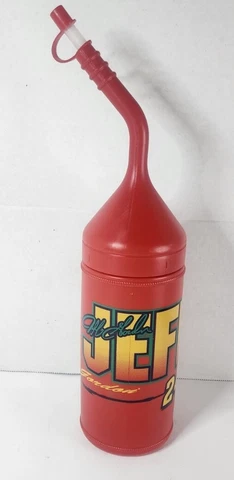 Vintage 1996 JEFF GORDON FAN FUELER #24 Gas Fuel Can Water Drink Bottle USA! Cover