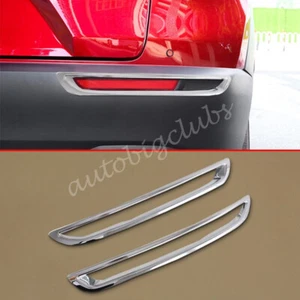 For Mazda CX-30 2020-2023 Chrome Rear Fog Light Bumper Cover Trims Accessories - Picture 1 of 5