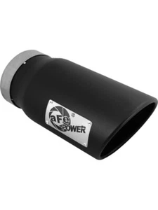 AFE Diesel Exhaust Tip Bolt On Black 5in Inlet x 6in Outlet x 12i (49T50601-B12) - Picture 1 of 12