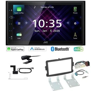 JVC Autoradio Apple CarPlay Android Auto DAB+ für Dacia Duster ab 2013 schwarz - Bild 1 von 8