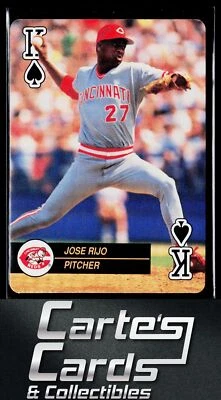 Jose Rijo 1992 Baseball Aces Playing Cards #KS Cincinnati Reds - Image 1 of 2