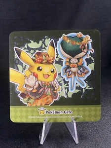 Pikachu & Calyrex Pokemon Cafe Coaster Card Nintendo 2022 - Picture 1 of 7