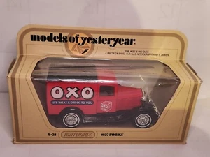 Matchbox Models of Yesteryear Y-21 Ford A OXO Van 1927 VGC diecast NOS - Picture 1 of 4