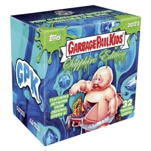 2023 Topps Chrom Mülleimer Kinder GPK Saphir 4 Serie 6 werkseitig versiegelte Box - Bild 1 von 2