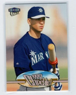 1999 Fleer Ultra Baseball #212 Alex Rodriguez Seattle Mariners - Image 1 of 4