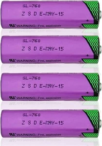 (4 Stück/Set) für Tadiran SL-760 Akku 3,6V 2200mAh SL-760 SPS AA Akku - Bild 1 von 7