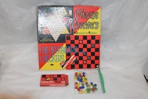 Vintage 1958 Whitman Chinese Checkers Board Glass Marbles Plastic Complete GUC - Picture 1 of 8