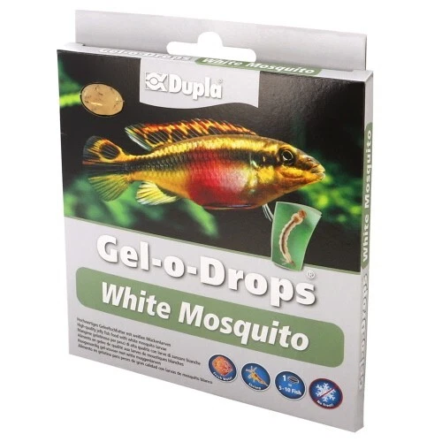 Dupla Gel-o-Drops White Mosquito 12 x 2g weiße Mückenlarven Frostfutter Ersatz - Bild 1 von 1