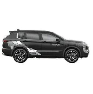 Calcomanía gráfica de coche a rayas de camuflaje para maletero Mitsubishi Outlander - Imagen 1 de 4