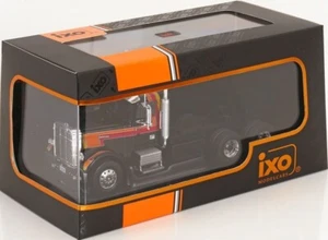 Modellauto IXO Freightliner FLC 120 64 T 1977 Black TR186 1:43 Neu OVP +Vitrine - Picture 1 of 3