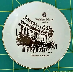 Posacenere Wedgwood Waldorf Hotel London diametro osso Cina Regno Unito - Foto 1 di 7