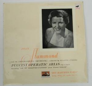 Joan Hammond - Puccini Operatic Arias - Glauco Curiel HMV 10" Vinyl BLP 1086 - Picture 1 of 4