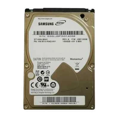 Samsung Seagate ST1000LM041 1TB 5400RPM SATA 2.5" HDD Laptop Notebook Hard Drive - Image 1 of 3