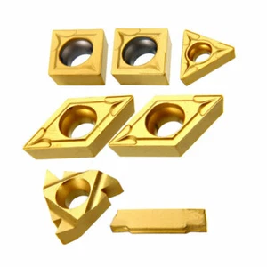 7pcs Carbide Inserts for 12mm Shank Lathe Boring Bar Turning Tool Holder CS - Picture 1 of 6