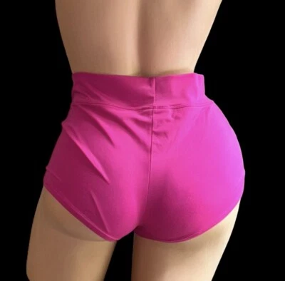Joe Boxer Rosa Caliente Nylon Sedoso Boyshort Traje de Baño Pantalones Traje de Baño M Nuevo de Lote Antiguo Foto 1 de 4