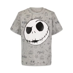 Disney Nightmare Before Christmas Jack Skellington Graphic T-Shirt Size 10/12 - Picture 1 of 4