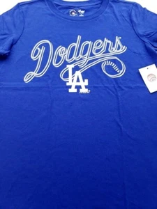 LOS ANGELES DODGERS G-III FOR HER AUTHENTIC MLB WOMENS BLUE SHIRT - Picture 1 of 2