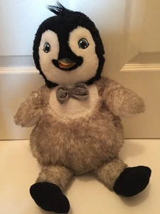 Build-a-Bear 17" Happy Feet Dos Pingüinos con Pajarita Iluminada Invierno Nieve - Imagen 1 de 7