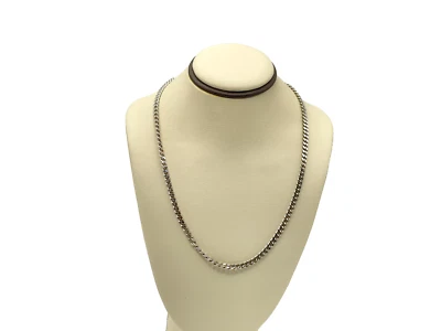 925 Sterling Silver Curb Link Chain 18" 13.2g - Image 1 of 4