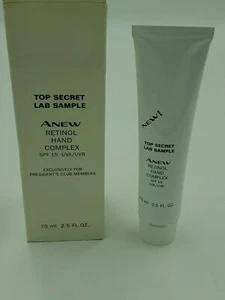 AVON ANEW RETINOL HAND COMPLEX SPF/FPS 15 UVA / UVB 2.5 FL.OZ./75 ml New - Picture 1 of 3